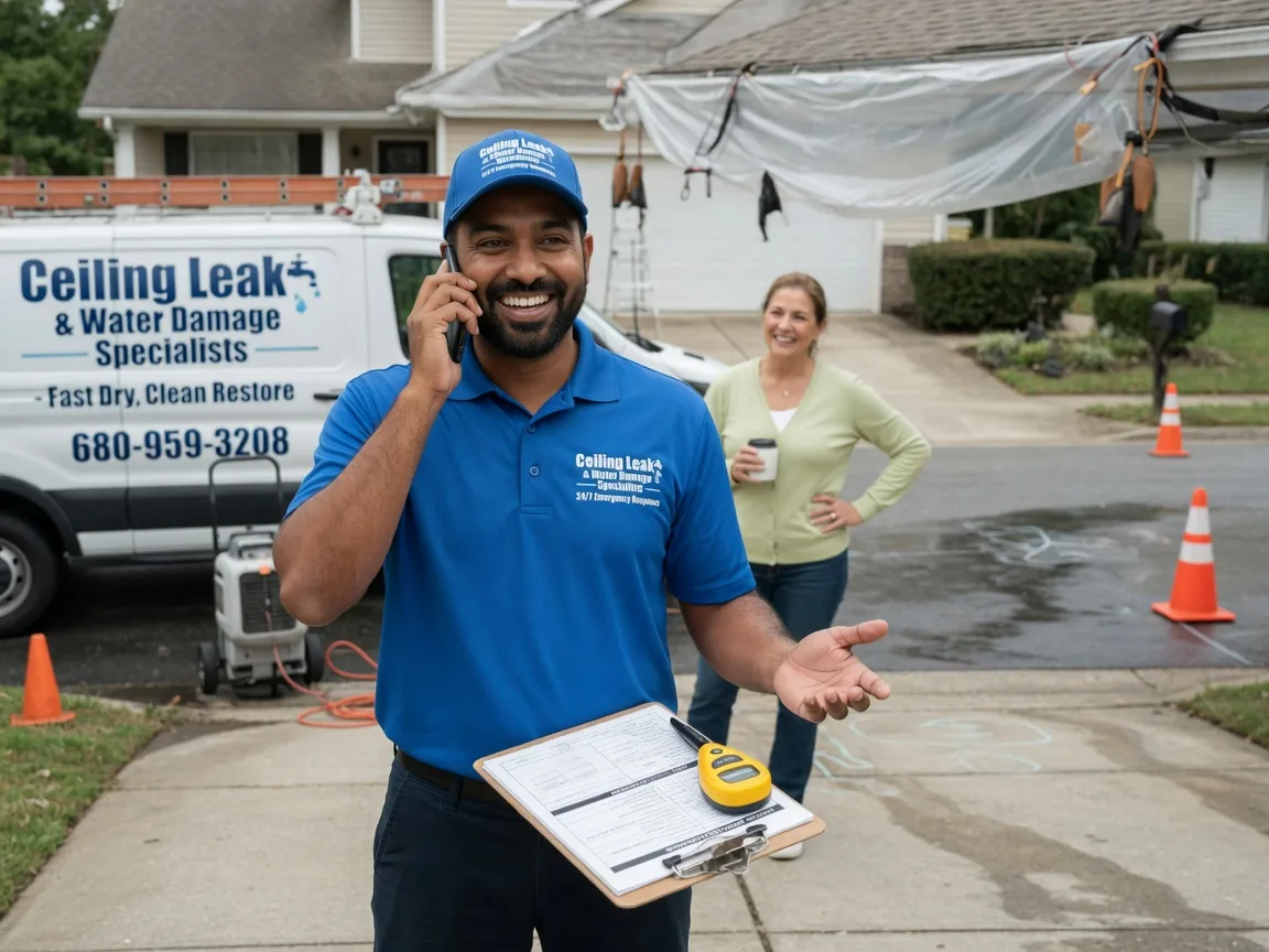 Ceiling Leak Cleanup Pineville, WV FAQs